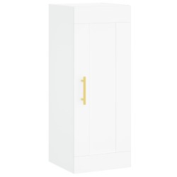 vidaXL Wandschrank Weiß 34,5x34x90 cm Holzwerkstoff