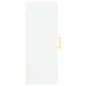 vidaXL Wandschrank Weiß 34,5x34x90 cm Holzwerkstoff vidaXL Wandschrank Weiß 34,5x34x90 cm Holzwerkstoff