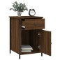 vidaXL Nachttisch Braun Eichen-Optik 40x42x60 cm Holzwerkstoff vidaXL Nachttisch Braun Eichen-Optik 40x42x60 cm Holzwerkstoff