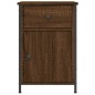 vidaXL Nachttisch Braun Eichen-Optik 40x42x60 cm Holzwerkstoff vidaXL Nachttisch Braun Eichen-Optik 40x42x60 cm Holzwerkstoff