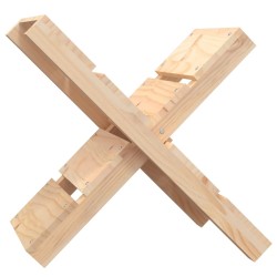 vidaXL Kaminholzhalter 47x39,5x48 cm Massivholz Kiefer
