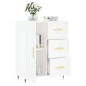 vidaXL Sideboard Weiß 69,5x34x90 cm Holzwerkstoff vidaXL Sideboard Weiß 69,5x34x90 cm Holzwerkstoff