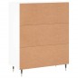 vidaXL Sideboard Weiß 69,5x34x90 cm Holzwerkstoff vidaXL Sideboard Weiß 69,5x34x90 cm Holzwerkstoff