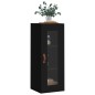 vidaXL Wandschrank Schwarz 34,5x34x90 cm vidaXL Wandschrank Schwarz 34,5x34x90 cm
