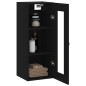 vidaXL Wandschrank Schwarz 34,5x34x90 cm vidaXL Wandschrank Schwarz 34,5x34x90 cm