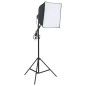 vidaXL Fotostudio-Beleuchtung Set mit Hintergründen und Reflektor vidaXL Fotostudio-Beleuchtung Set mit Hintergründen und Reflektor