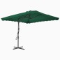 vidaXL Sonnenschirm mit Stahl-Mast 250×250 cm Grün vidaXL Sonnenschirm mit Stahl-Mast 250×250 cm Grün