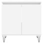 vidaXL Badezimmerschrank Weiß 58x33x60 cm Holzwerkstoff vidaXL Badezimmerschrank Weiß 58x33x60 cm Holzwerkstoff
