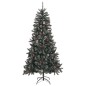vidaXL Künstlicher Weihnachtsbaum mit Ständer Grün 210 cm PVC vidaXL Künstlicher Weihnachtsbaum mit Ständer Grün 210 cm PVC
