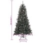 vidaXL Künstlicher Weihnachtsbaum mit Ständer Grün 210 cm PVC vidaXL Künstlicher Weihnachtsbaum mit Ständer Grün 210 cm PVC