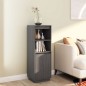 vidaXL Highboard Grau 37x34x110 cm Massivholz Kiefer vidaXL Highboard Grau 37x34x110 cm Massivholz Kiefer