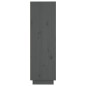 vidaXL Highboard Grau 37x34x110 cm Massivholz Kiefer vidaXL Highboard Grau 37x34x110 cm Massivholz Kiefer
