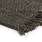 vidaXL Überwurf Baumwolle 125x150 cm Anthrazit/Braun vidaXL Überwurf Baumwolle 125x150 cm Anthrazit/Braun