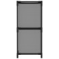 vidaXL Kommode mit 4 Körben aus Stoff Grau 63×30×71 cm Stahl vidaXL Kommode mit 4 Körben aus Stoff Grau 63×30×71 cm Stahl