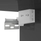 vidaXL Schuhschrank Hochglanz-Grau 31,5x35x70 cm Holzwerkstoff vidaXL Schuhschrank Hochglanz-Grau 31,5x35x70 cm Holzwerkstoff