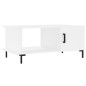 vidaXL Couchtisch Weiß 90x50x40 cm Holzwerkstoff vidaXL Couchtisch Weiß 90x50x40 cm Holzwerkstoff