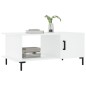 vidaXL Couchtisch Weiß 90x50x40 cm Holzwerkstoff vidaXL Couchtisch Weiß 90x50x40 cm Holzwerkstoff