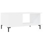 vidaXL Couchtisch Weiß 90x50x40 cm Holzwerkstoff vidaXL Couchtisch Weiß 90x50x40 cm Holzwerkstoff