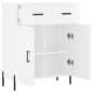 vidaXL Sideboard Weiß 69,5x34x90 cm Holzwerkstoff vidaXL Sideboard Weiß 69,5x34x90 cm Holzwerkstoff