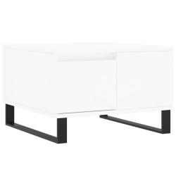 vidaXL Couchtisch Weiß 55x55x36,5 cm Holzwerkstoff