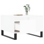 vidaXL Couchtisch Weiß 55x55x36,5 cm Holzwerkstoff vidaXL Couchtisch Weiß 55x55x36,5 cm Holzwerkstoff