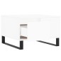 vidaXL Couchtisch Weiß 55x55x36,5 cm Holzwerkstoff vidaXL Couchtisch Weiß 55x55x36,5 cm Holzwerkstoff