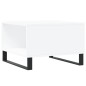 vidaXL Couchtisch Weiß 55x55x36,5 cm Holzwerkstoff vidaXL Couchtisch Weiß 55x55x36,5 cm Holzwerkstoff