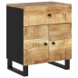 vidaXL Nachttisch 50x33x60 cm Massivholz Mango & Holzwerkstoff vidaXL Nachttisch 50x33x60 cm Massivholz Mango & Holzwerkstoff