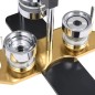 vidaXL Buttonmaschine mit Kreisschneider Drehstanze 25 mm vidaXL Buttonmaschine mit Kreisschneider Drehstanze 25 mm