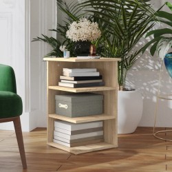 vidaXL Beistellregal Sonoma-Eiche 35x35x55 cm Holzwerkstoff