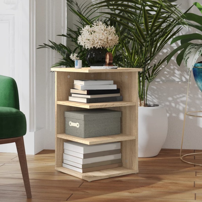 vidaXL Beistellregal Sonoma-Eiche 35x35x55 cm Holzwerkstoff vidaXL Beistellregal Sonoma-Eiche 35x35x55 cm Holzwerkstoff