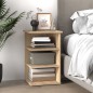 vidaXL Beistellregal Sonoma-Eiche 35x35x55 cm Holzwerkstoff vidaXL Beistellregal Sonoma-Eiche 35x35x55 cm Holzwerkstoff