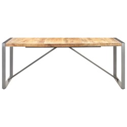 vidaXL Esstisch 200x100x75 cm Raues Mango-Massivholz