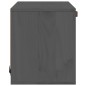 vidaXL Wandschrank Grau 40x30x35 cm Massivholz Kiefer vidaXL Wandschrank Grau 40x30x35 cm Massivholz Kiefer