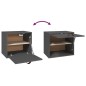 vidaXL Wandschrank Grau 40x30x35 cm Massivholz Kiefer vidaXL Wandschrank Grau 40x30x35 cm Massivholz Kiefer