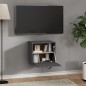 vidaXL Wandschrank Grau 40x30x35 cm Massivholz Kiefer vidaXL Wandschrank Grau 40x30x35 cm Massivholz Kiefer