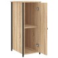 vidaXL Nachttisch Sonoma-Eiche 32x42x80 cm Holzwerkstoff vidaXL Nachttisch Sonoma-Eiche 32x42x80 cm Holzwerkstoff
