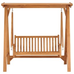 vidaXL Hollywoodschaukel 170 cm Massivholz Teak