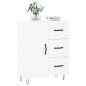 vidaXL Sideboard Weiß 69,5x34x90 cm Holzwerkstoff vidaXL Sideboard Weiß 69,5x34x90 cm Holzwerkstoff