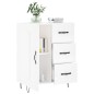 vidaXL Sideboard Weiß 69,5x34x90 cm Holzwerkstoff vidaXL Sideboard Weiß 69,5x34x90 cm Holzwerkstoff