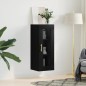 vidaXL Wandschrank Schwarz 34,5x34x90 cm vidaXL Wandschrank Schwarz 34,5x34x90 cm