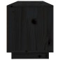 vidaXL TV-Schrank Schwarz 100x34x40 cm Massivholz Kiefer vidaXL TV-Schrank Schwarz 100x34x40 cm Massivholz Kiefer