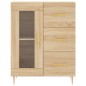 Highboard Sonoma-Eiche 69,5x34x180 cm Holzwerkstoff Highboard Sonoma-Eiche 69,5x34x180 cm Holzwerkstoff