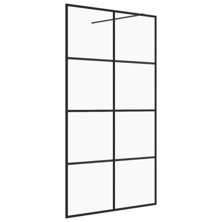 vidaXL Duschwand für Begehbare Dusche mit Klarem ESG Glas 100x195 cm
