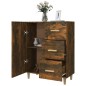 vidaXL Sideboard Räuchereiche 69,5x34x90 cm Holzwerkstoff vidaXL Sideboard Räuchereiche 69,5x34x90 cm Holzwerkstoff