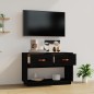 vidaXL TV-Schrank Schwarz 90x40x60 cm Massivholz Kiefer vidaXL TV-Schrank Schwarz 90x40x60 cm Massivholz Kiefer