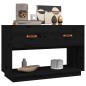 vidaXL TV-Schrank Schwarz 90x40x60 cm Massivholz Kiefer vidaXL TV-Schrank Schwarz 90x40x60 cm Massivholz Kiefer