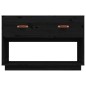 vidaXL TV-Schrank Schwarz 90x40x60 cm Massivholz Kiefer vidaXL TV-Schrank Schwarz 90x40x60 cm Massivholz Kiefer