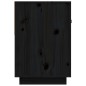 vidaXL TV-Schrank Schwarz 90x40x60 cm Massivholz Kiefer vidaXL TV-Schrank Schwarz 90x40x60 cm Massivholz Kiefer
