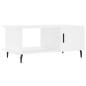 vidaXL Couchtisch Weiß 90x50x40 cm Holzwerkstoff vidaXL Couchtisch Weiß 90x50x40 cm Holzwerkstoff